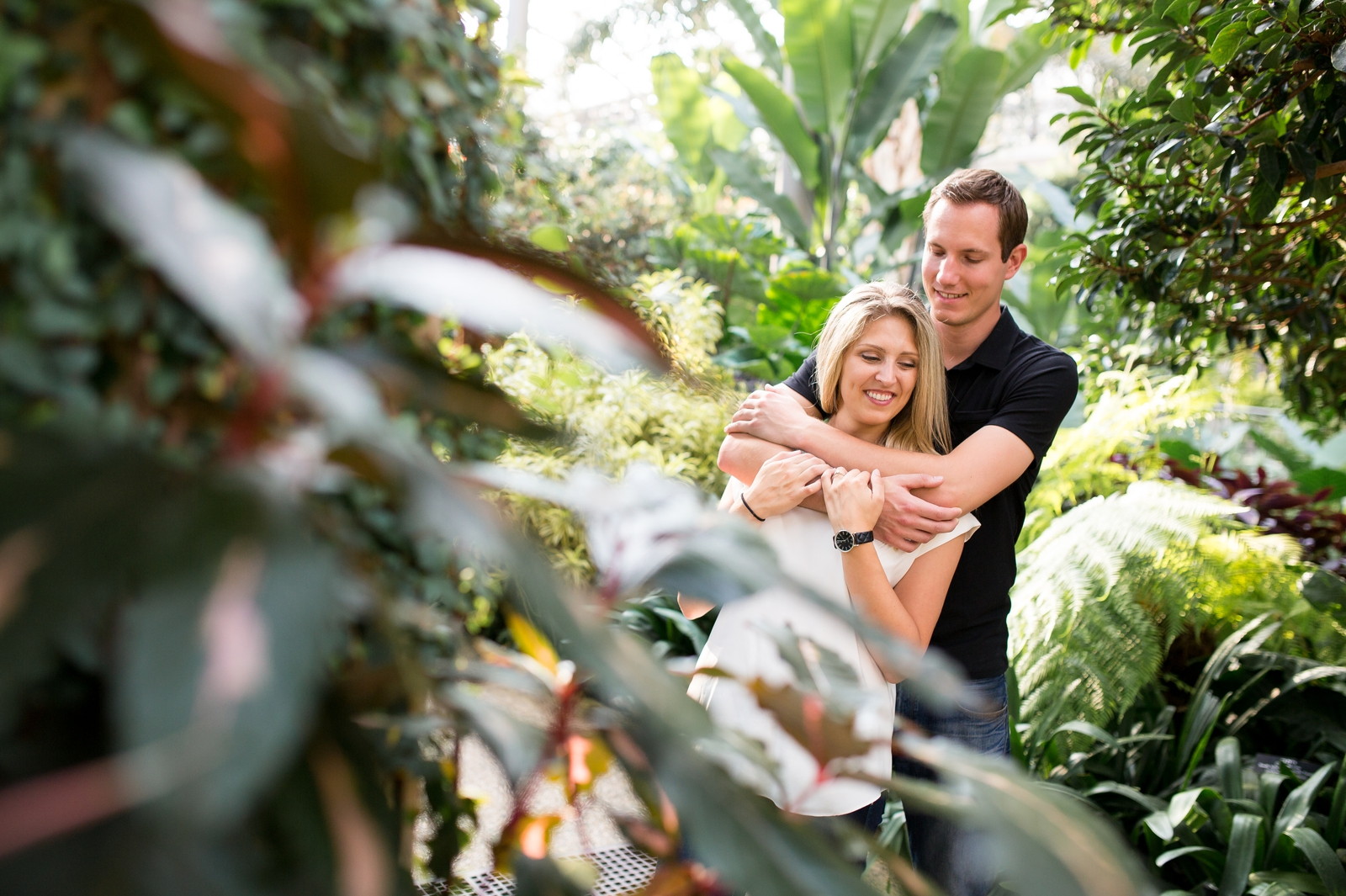 Longwood Gardens Kennett Square Engagement Photography